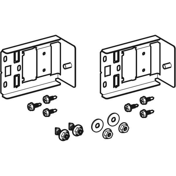 Geberit Set Befestigungswinkel für Rohbaubox für Geberit ONE Spiegelschrank H:90cm