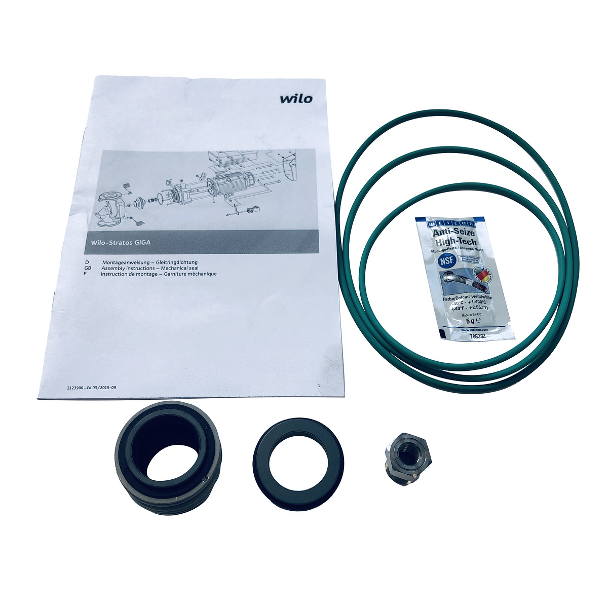 Wilo mechanisches Ersatzteil GRD.MG12/24 Q7Q7X4GG GIGA(S1P)Set