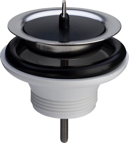 Viega Ablaufventil 7122K in G1 1/2 x 80mm Kunststoff weiss