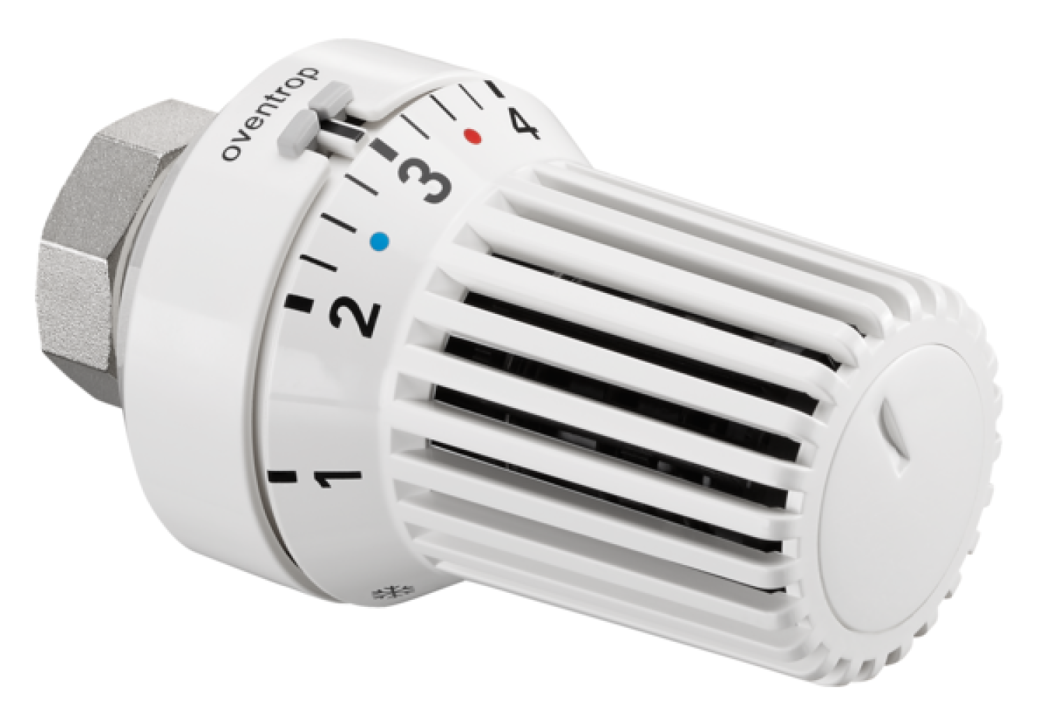 OVENTROP-Thermostat "Uni XHM" 7-28 C, 0 * 1-5, Flüssig-Fühler, weiß