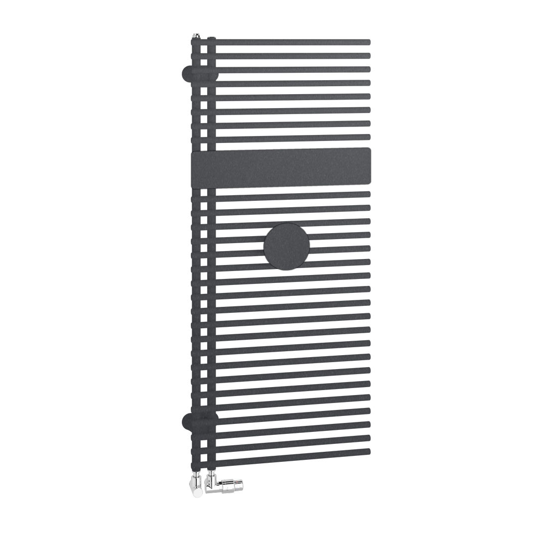 Kermi Credo Half round 1800x600x46mm QN840W,RAL9016/gls,Ausführung rechts