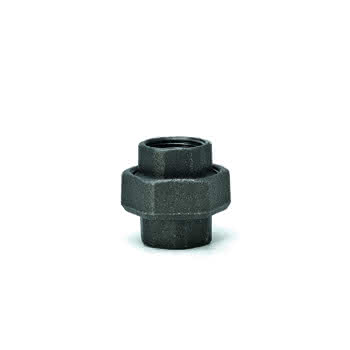 gebofittings Temperguss Gewindefittings 330 - Verschraubung flach 3/4", schwarz gebofittings Temperguss Gewindefittings 330 - Verschraubung flach 3/4", schwarz