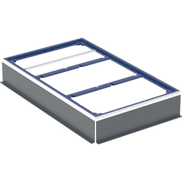 Geberit Duofix Installationsrahmen, 150x90 cm für zehn Füße