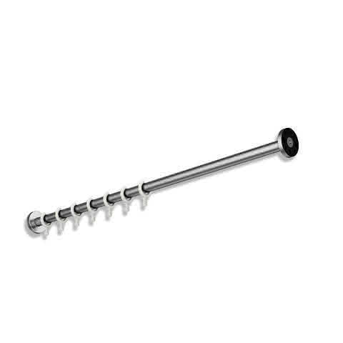 HEWI Vorhangstange, d:25, L=1524mm, Schliff