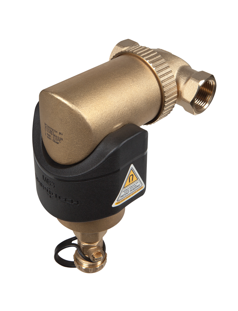 Spirotech Schlammabsch. SpiroTrap MB3 m. Magnet 3/4" IG,  horiz.+vertikal, 6 bar, 110 Gr