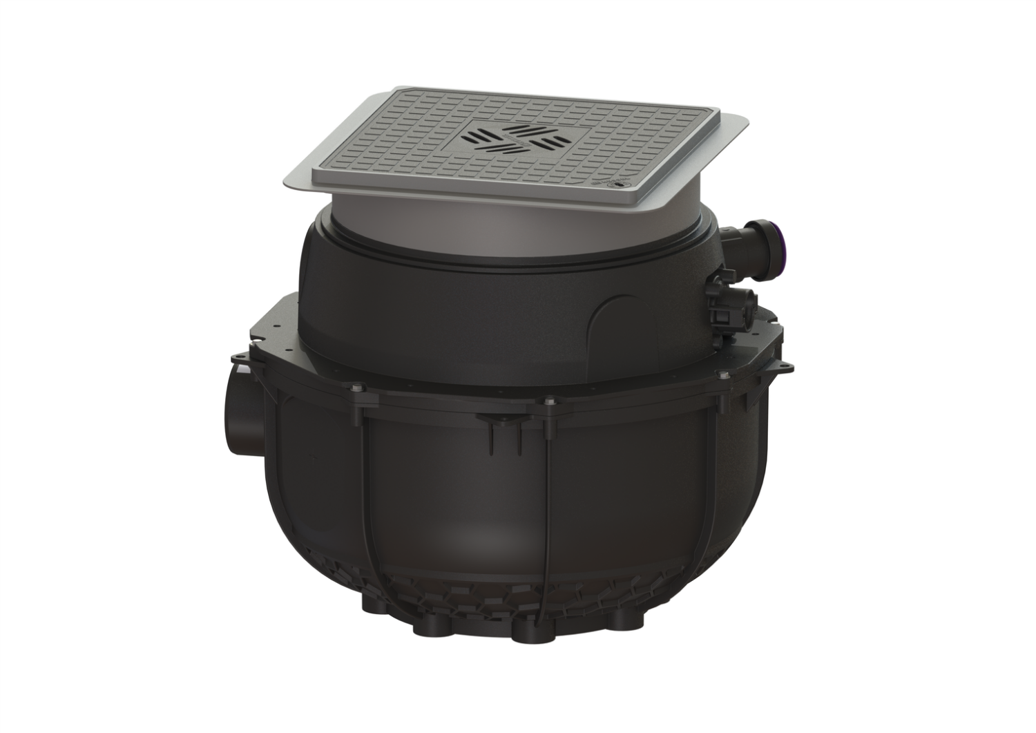 KESSEL-Hebeanlage Aqualift S Compact Mono, GTF 1200, Bodenplatte, schwarz