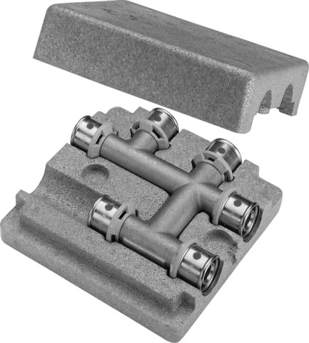 Viega Kreuzungs-T-Stück mit SC Sanfix P 2149 in 20x16x16mm Messing