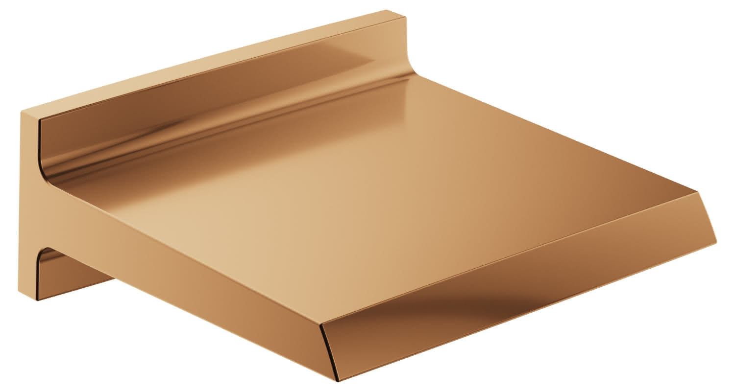 KEUCO Schwallbrause meTime_spa 59982, für Wandanschluß, Bronze gebürstet