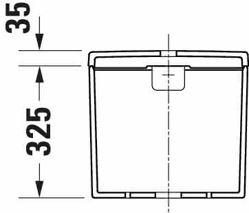 DU Spülkasten D-Neo, Weiß, m.IG, DF 6/3 L,WA unten links 3/8"Plastik