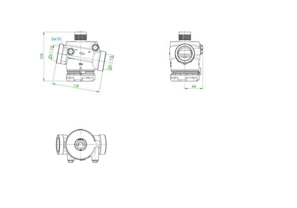 OVENTROP-Nahwärmestation Regudis H-HT DN 25