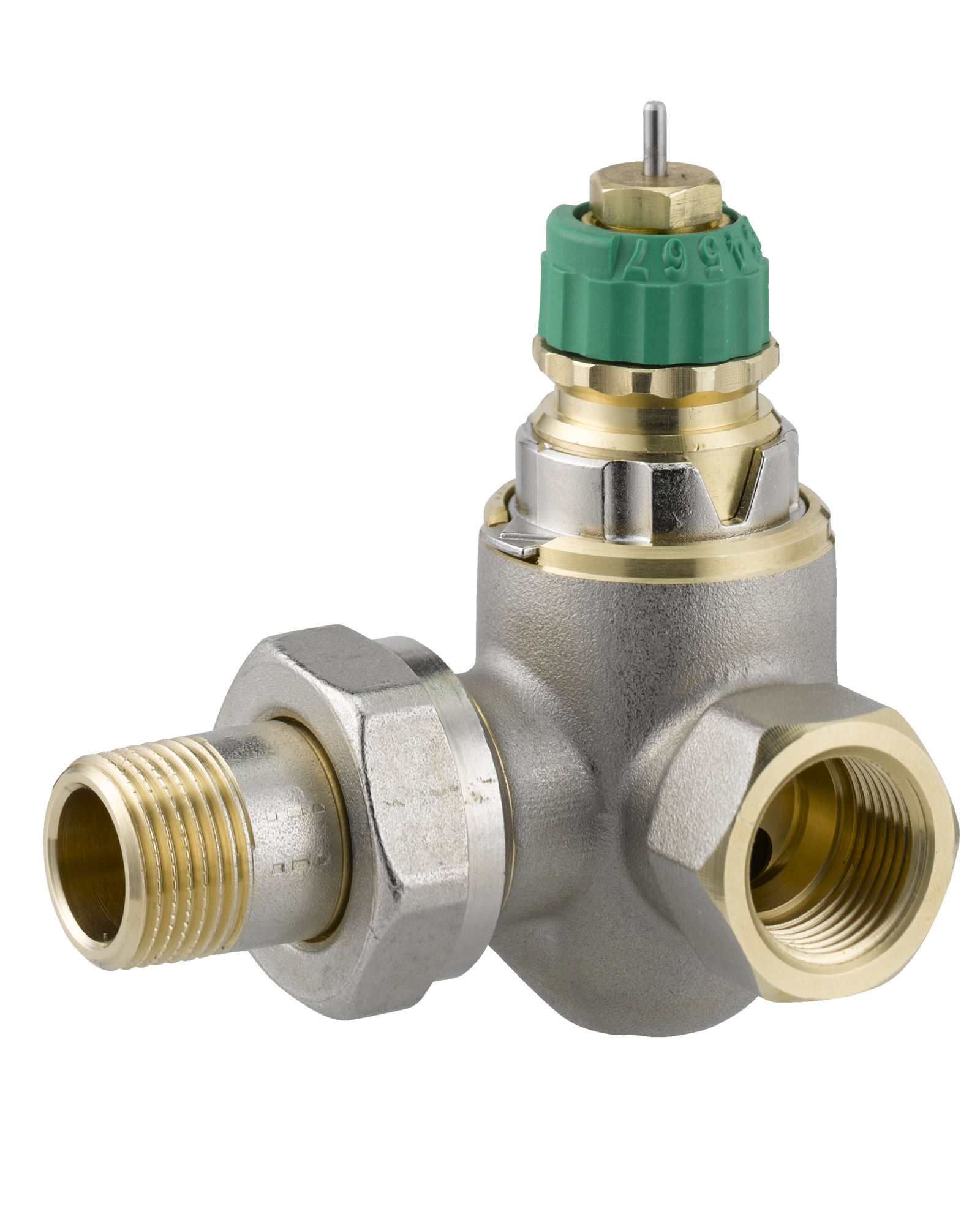 Danfoss Dynamic Valve RA-DV 10 druckunabhängig, R 3/8, WE re,vernickelt