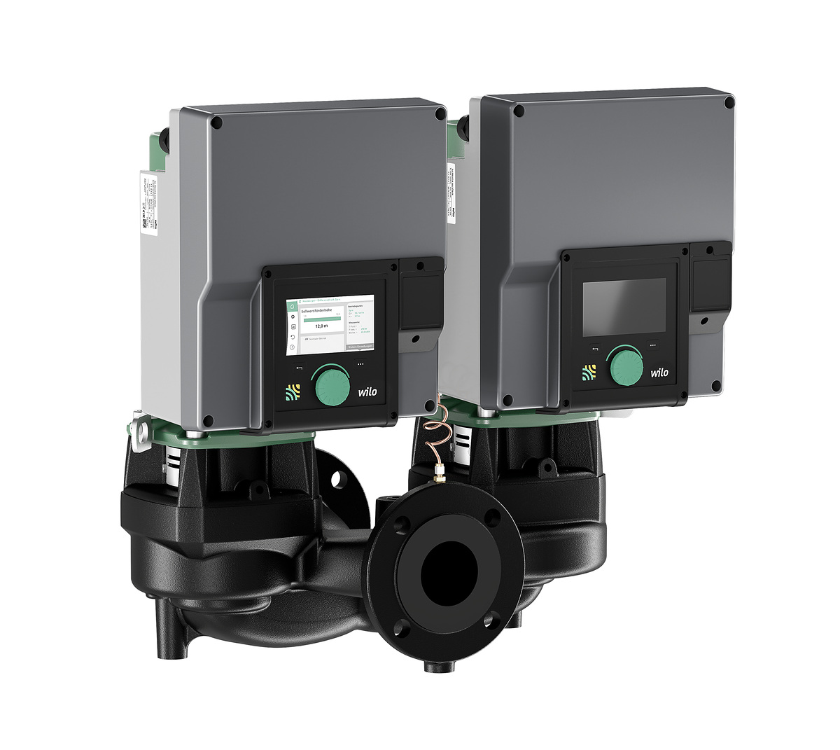 Wilo Trockenläufer-Hocheffizienz-Doppel Stratos GIGA2.0-D 32/1-25/1,5,DN32,1.5kW