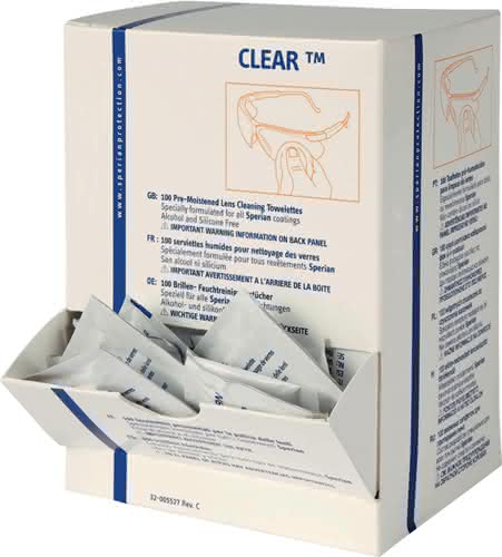 Reinigungstuch Clear alkohol-/silikonfrei 100 Tü.HONEYWELL Reinigungstuch Clear alkohol-/silikonfrei 100 Tü.HONEYWELL