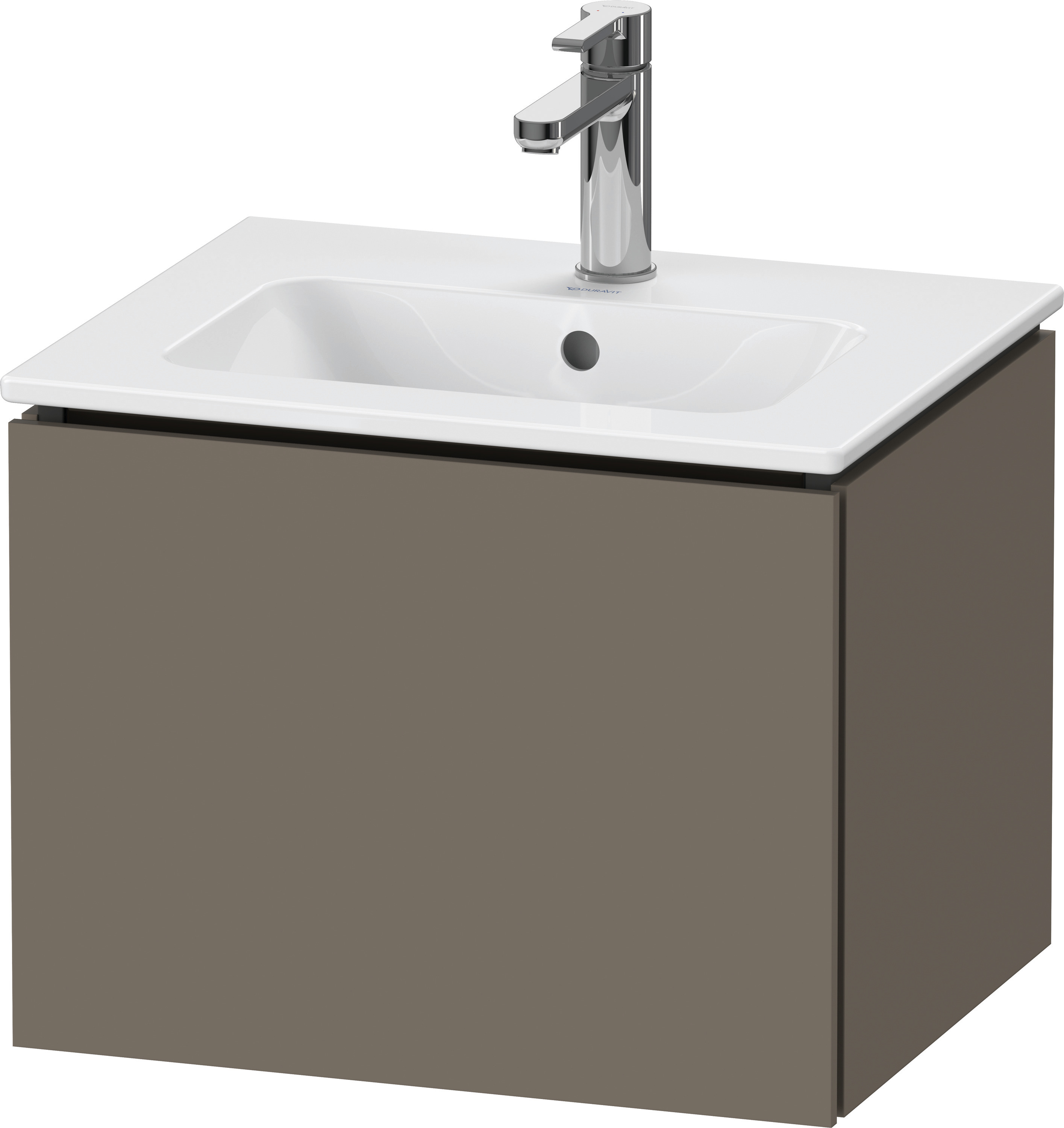 Duravit WTU L-Cube wandhängend, 1 Auszug 400x520x421mm, Flannel Grey Sdm.
