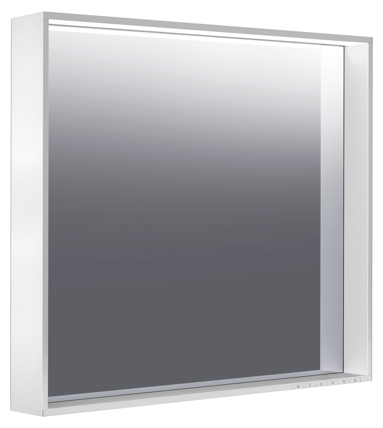 KEUCO Lichtspiegel X-Line 33298, mit Spiegelheizung, weiß, 800x700x105mm