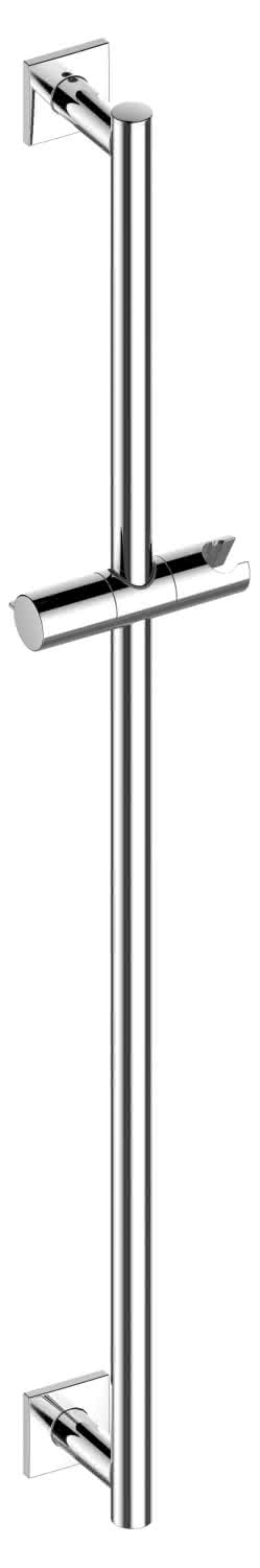 KEUCO Brausestange IXMO_solo 59585,eckig, Brauseschieber, verchromt, 855 mm