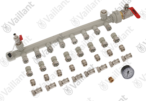Vaillant Verteilerrohr, Sammler 8fach Vaillant-Nr. 0020025723