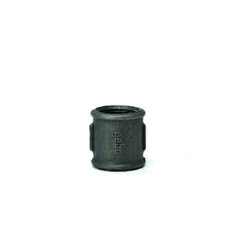 gebofittings Temperguss Gewindefittings 270 - Muffe 1", schwarz gebofittings Temperguss Gewindefittings 270 - Muffe 1", schwarz