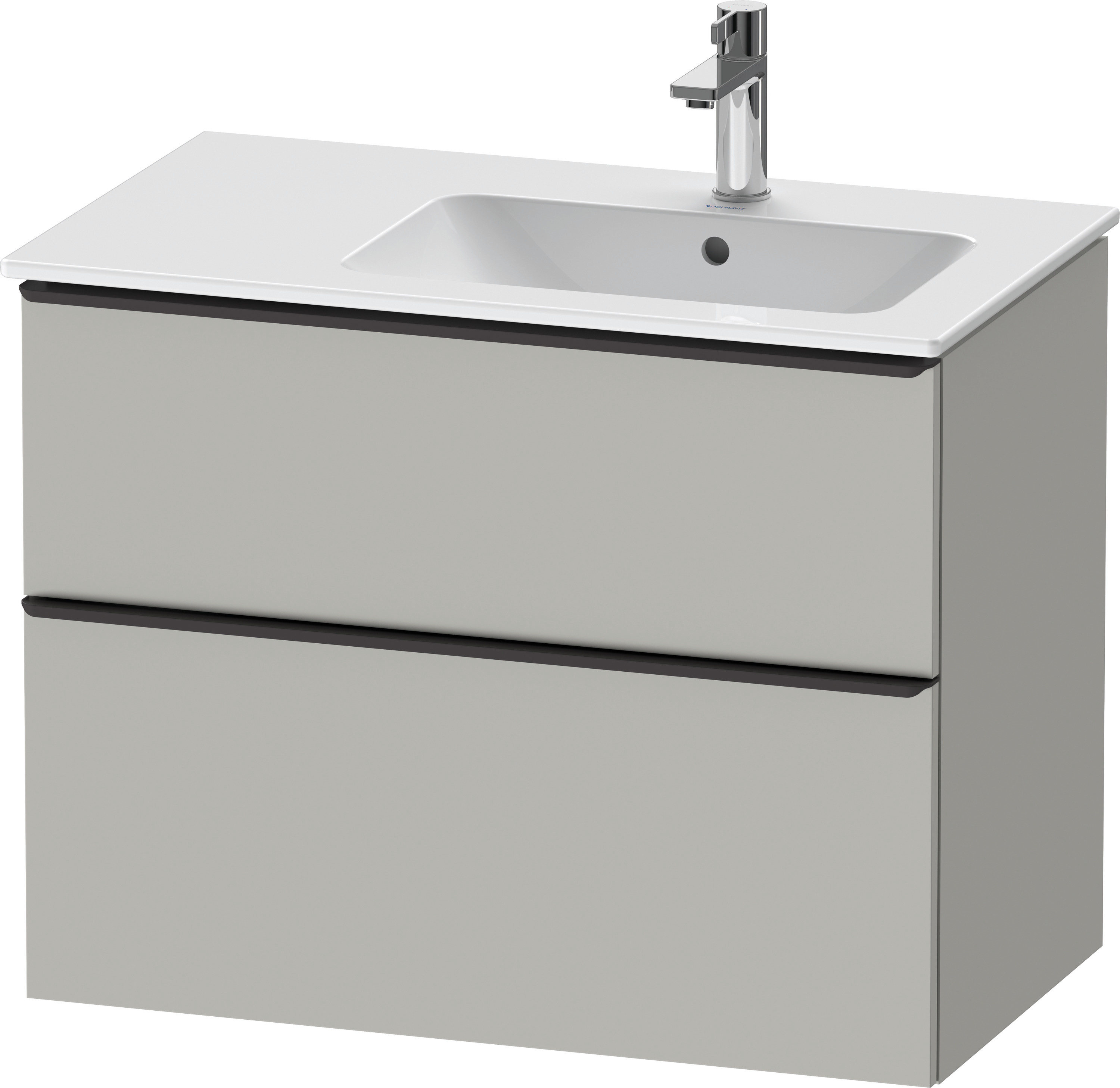 Duravit D-Neo WTU,Ausz:1,Schubk:1,GR:Dia.Schw 810x462x625mm,Wandh,Betongrau Matt,Dek.
