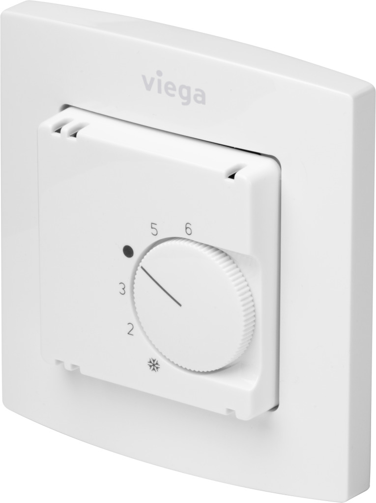 Viega UP-Raumtheromostat 1230.5 230V in verkehrsweiß