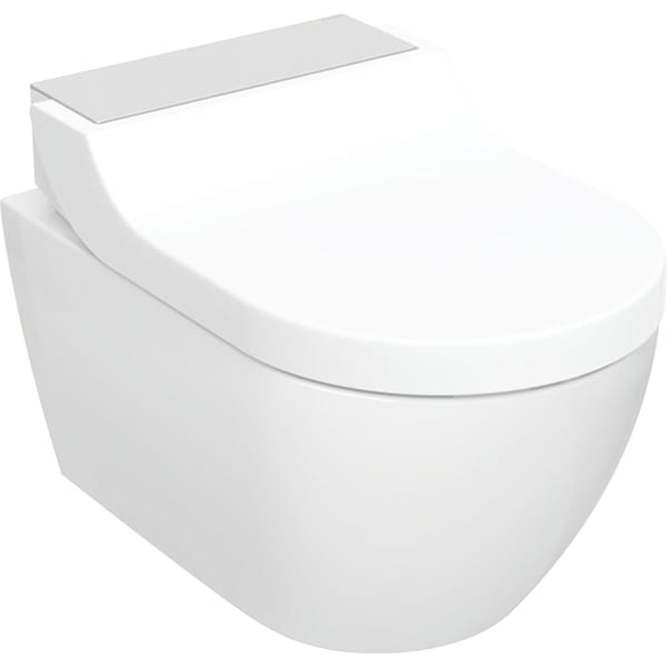 Geberit AquaClean Tuma Comfort WC-Komplettanlage Wand-WC Edelstahl geb.