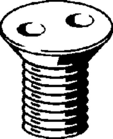 Viega Senkschraube 4933.8 in M5 x 10mm Chromnickelstahl