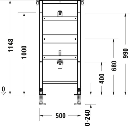 DU DuraSyst.für Urinal,Standard, Bef. Flexibel an Traverse