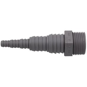 airfit Schlauchnippel 1" AG, DN 8-27mm aus PP