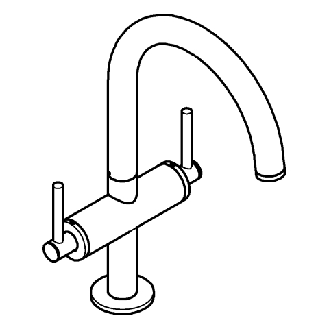 GROHE WT-Einlochbatterie Atrio 21145 DN15 L-Size Hebelgriff cool sunrise geb.