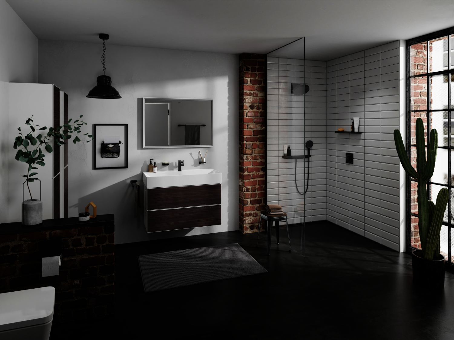 Hansgrohe WTM 110 Tecturis E Fine CoolStart ohne Ablaufgarnitur MSW
