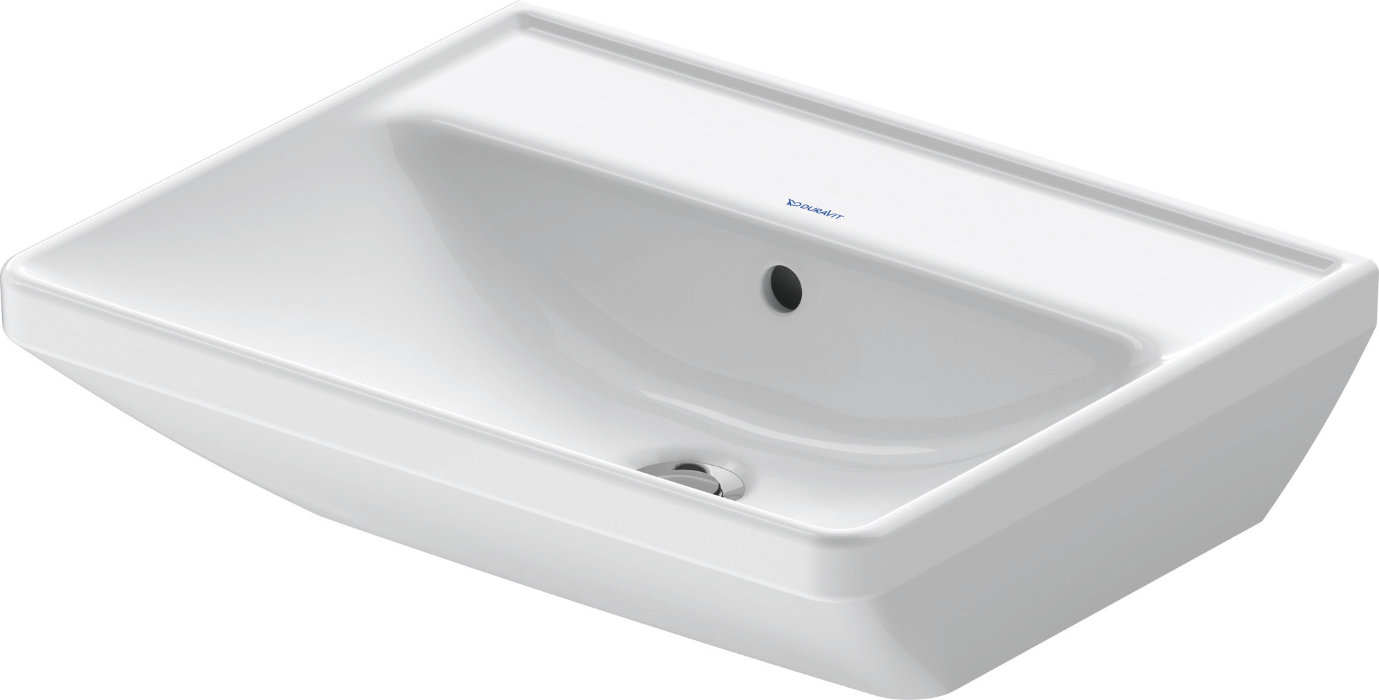 Duravit Waschtisch D-Neo, 550mm, weiß mit ÜL, mit HLB, o.HL