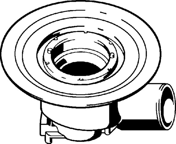 Viega Badablauf Advantix 4921.75 70 mm (DN70) Kunststoff grau