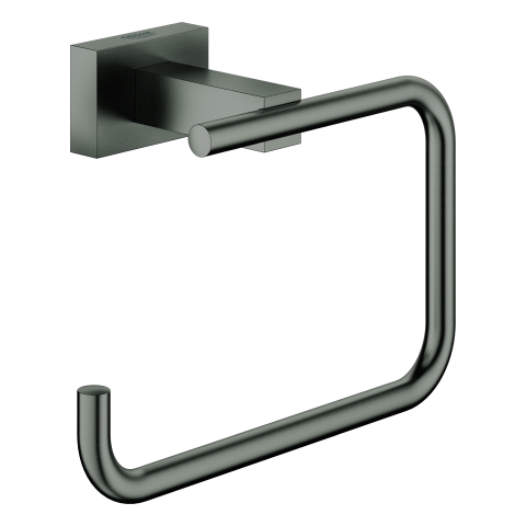 GROHE WC-Papierhalter Essentials Cube 40507_1 ohne Deckel hard graphite geb.