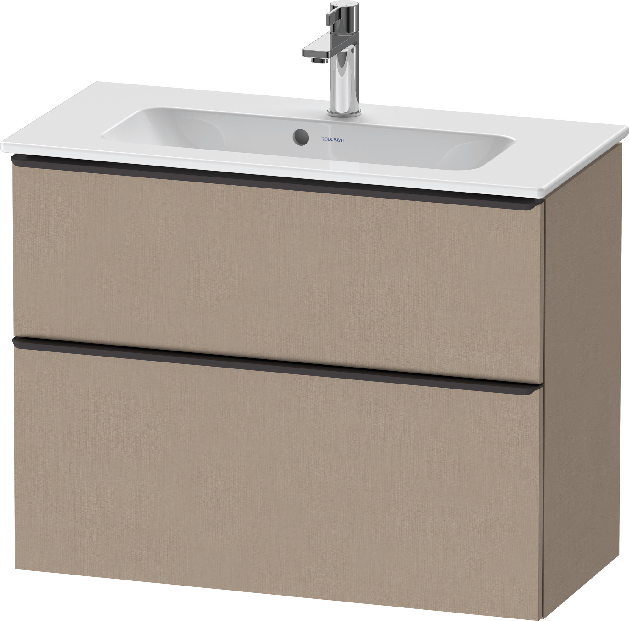 Duravit D-Neo WTU,Ausz:1,Schubk:1,GR:Dia.Schw 810x372x625mm,Wandh, Leinen Matt, Dekor