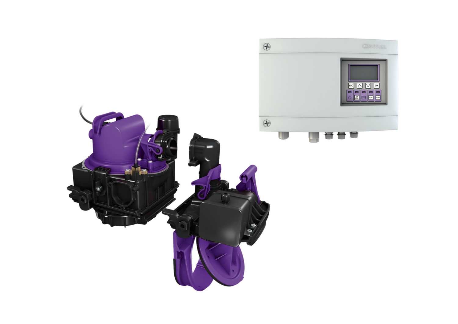 KESSEL-Umrüstsatz Pumpfix F DN 100-200, ab 01/2011, freiliegend