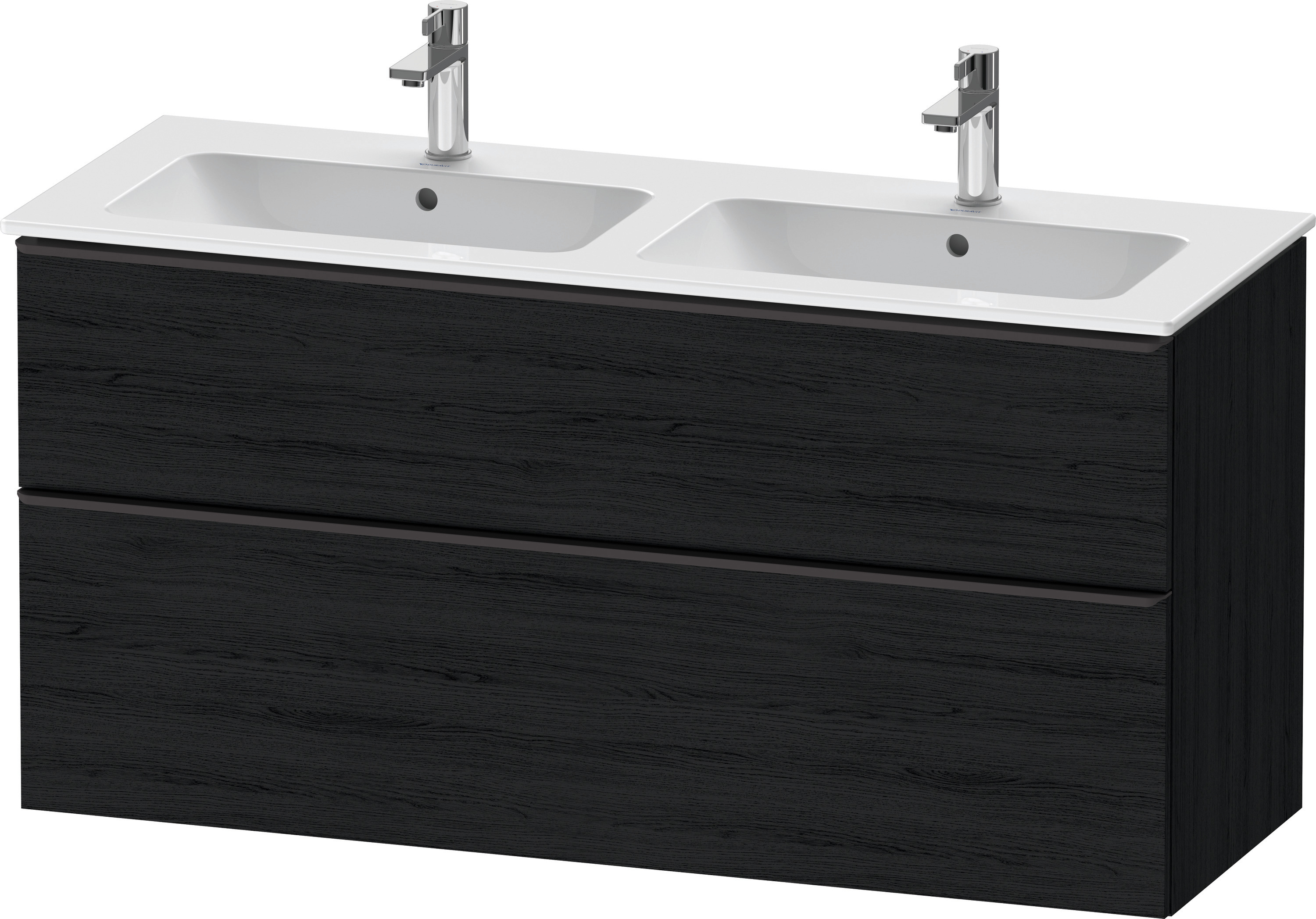 Duravit D-Neo WTU,Ausz:1,Schubk:1,GR:Dia.Schw 1280x462x625mm,Wdh,Eiche Schwrz.Matt,Dek