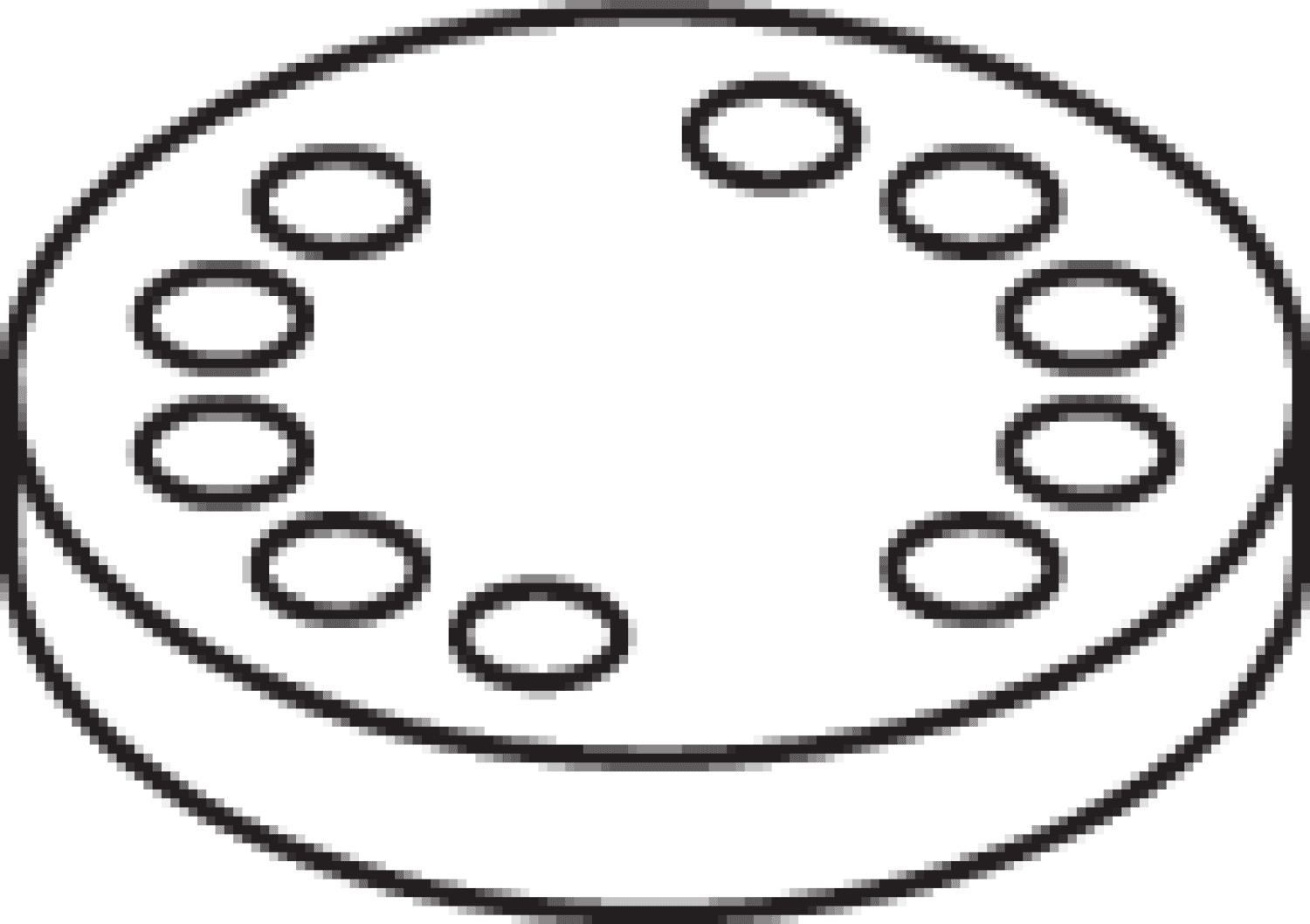 HEWI Ausgleichsscheibe D=68mm, h=10mm für 900 (Chrom)
