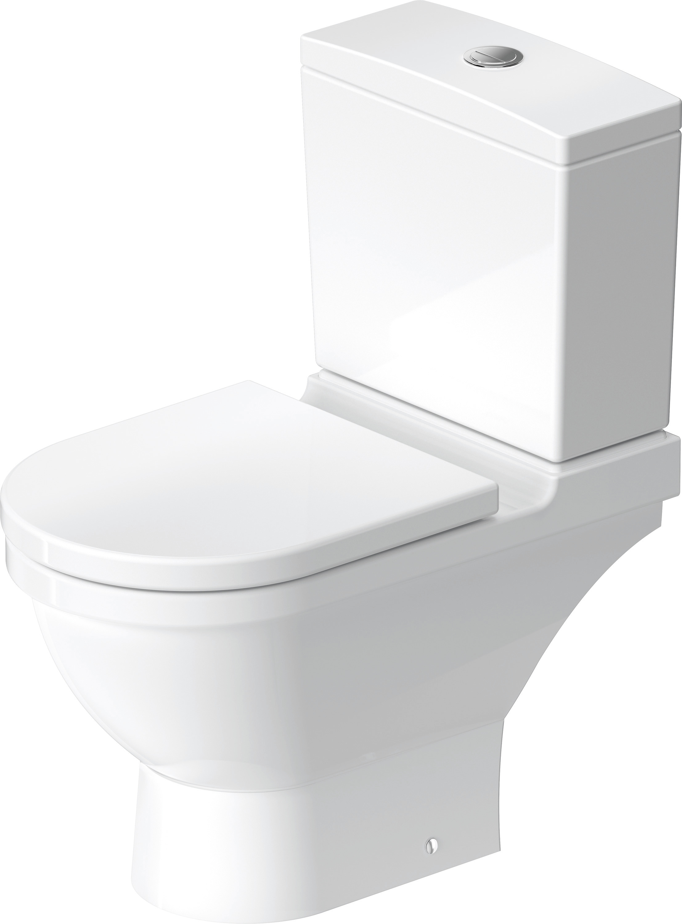 Duravit Stand-WC Kombi Starck 3 655 mm Tiefspüler,f.SPK,Abg.waagr.,weiß,HYG