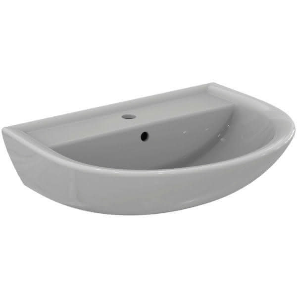 IS Waschtisch Eurovit, 1 Hl., m.Ül., 635x495x180mm, Weiß