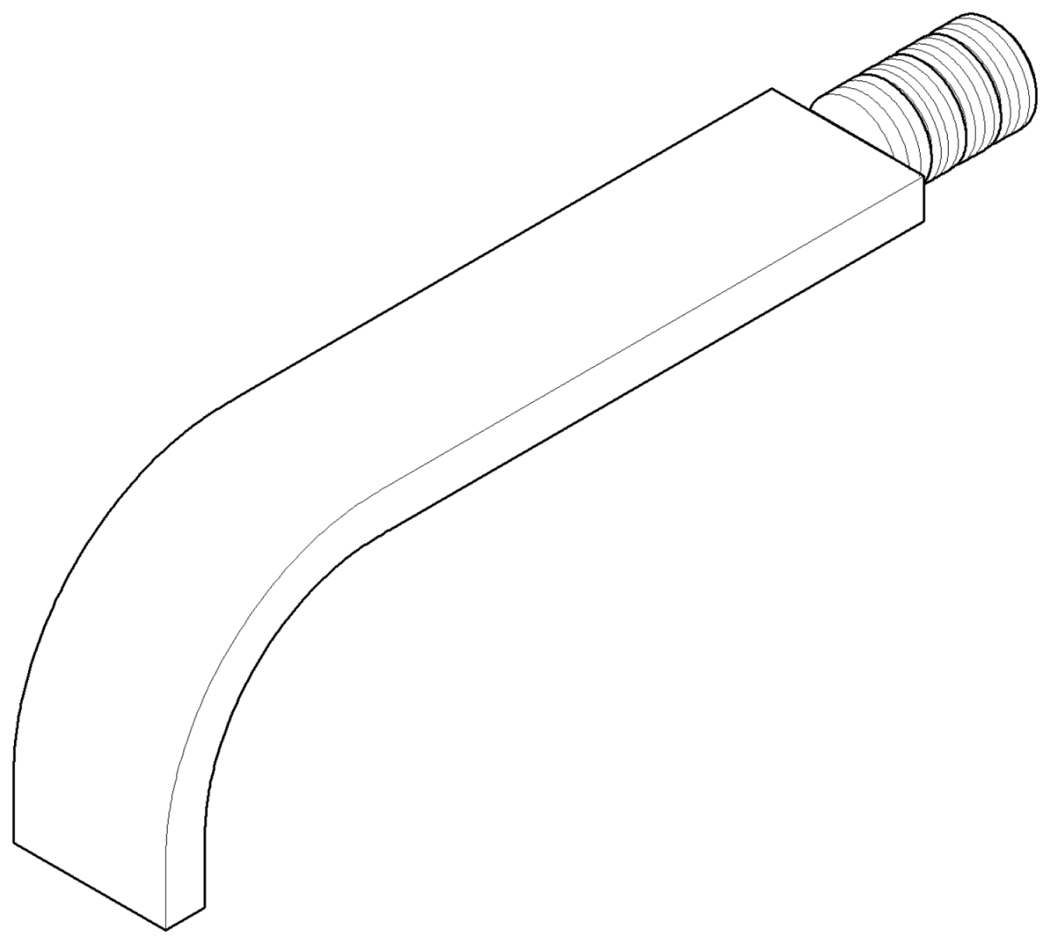 DO Auslauf ERSATZTEILE 04282217300 170 x 35 x 9 mm Chrom