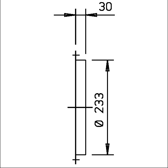 Helios FR 225 / DFR 200 Winkel-Flanschring