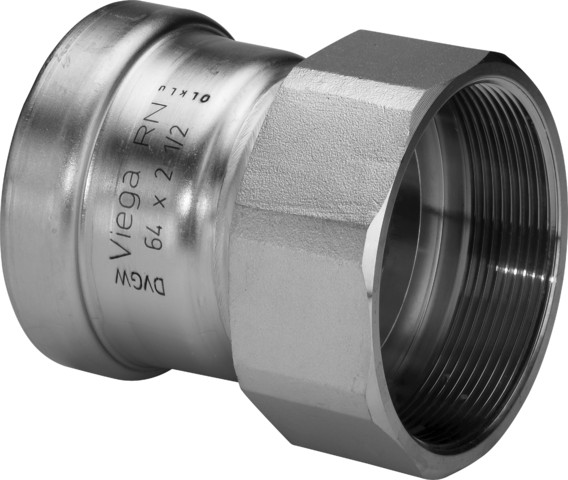 Viega Sanpress Inox XL Übergangsstück 2312XL d 76,1 mm x IG 2 1/2" Edelstahl