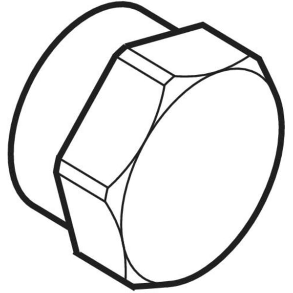 Geberit Kappe mit Innengewinde Rp1