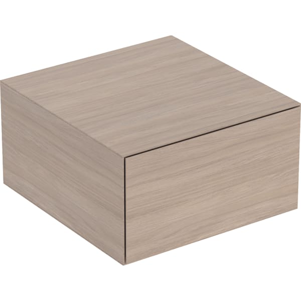 Geberit ONE Seitenschrank mit 1 Schubl. 45x24,5x47cm, Eiche