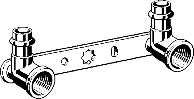 Viega Montageeinheit mit SC Sanpress 2222.05in15mmxRp1/2x150mm Siliziumbronze
