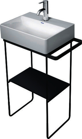 DU Glaseinleger in Metallkonsolen f. DuraSquare WT 073245, Schwarz