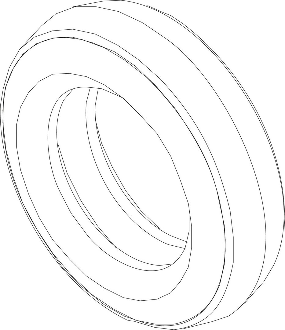 BOSCH Ersatzteil TTNR: 87161064350 Dichtung Sek WÜ 15mm BOSCH Ersatzteil TTNR: 87161064350 Dichtung Sek WÜ 15mm