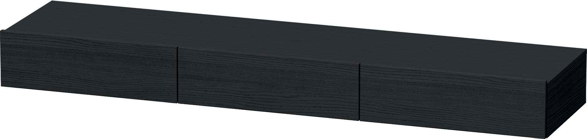 Duravit SchKa-Ablage DuraStyle 440x1800x150mm 3 Schubkästen,Eiche Schwarz