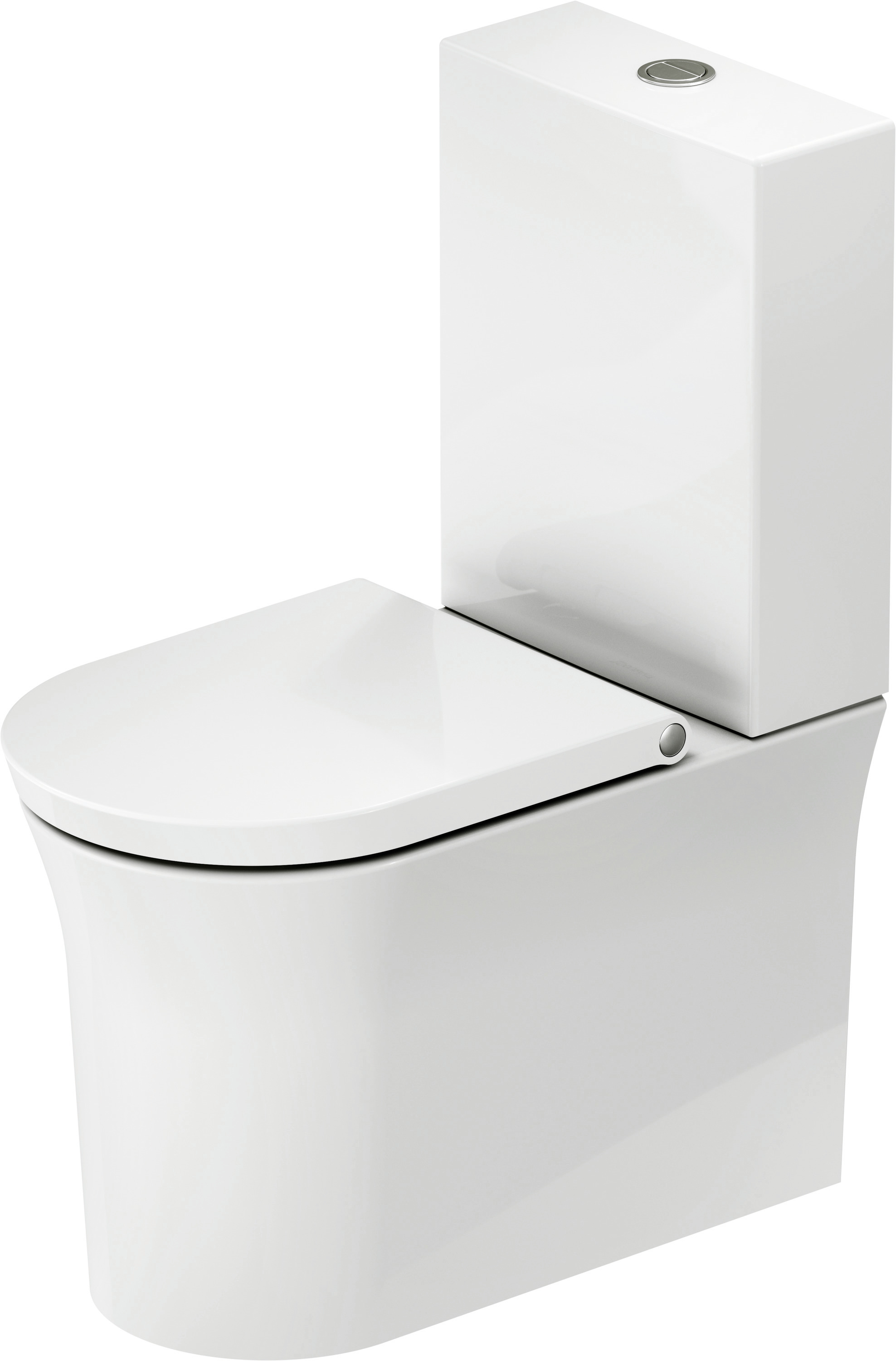 Duravit SWC Kombi White Tulip, 650mm, Weiß rimless, Tiefspüler