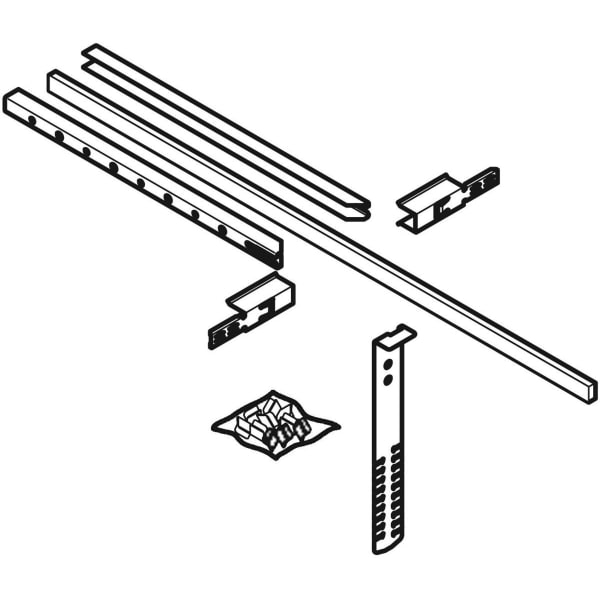 Geberit Zubehörset zu Geberit Deckenschott FSH 90